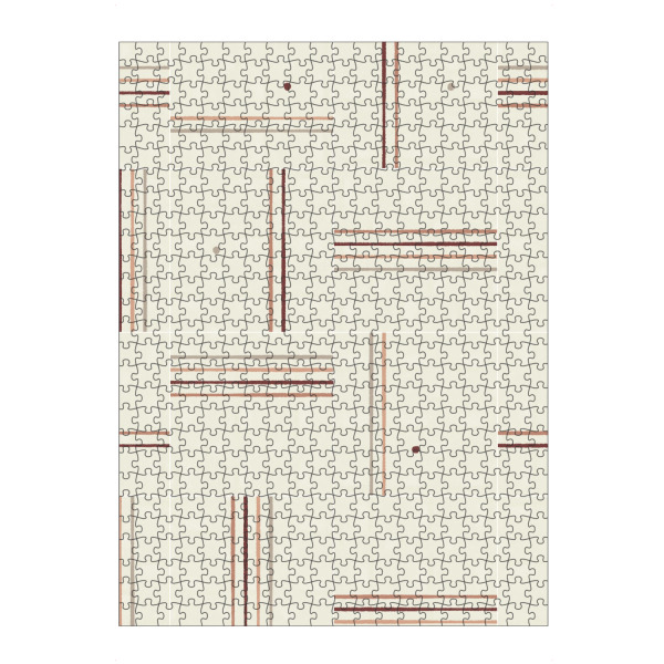 artboxONE Puzzle "Minimal Rustic Tiles First" artboxONE - Abstrakt,Geometrie