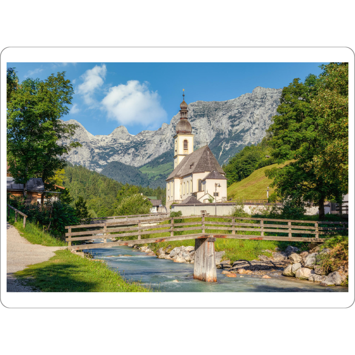 Tischset "Ramsau bei Berchtesgaden" artboxONE - Natur,Reise,Reise / Länder