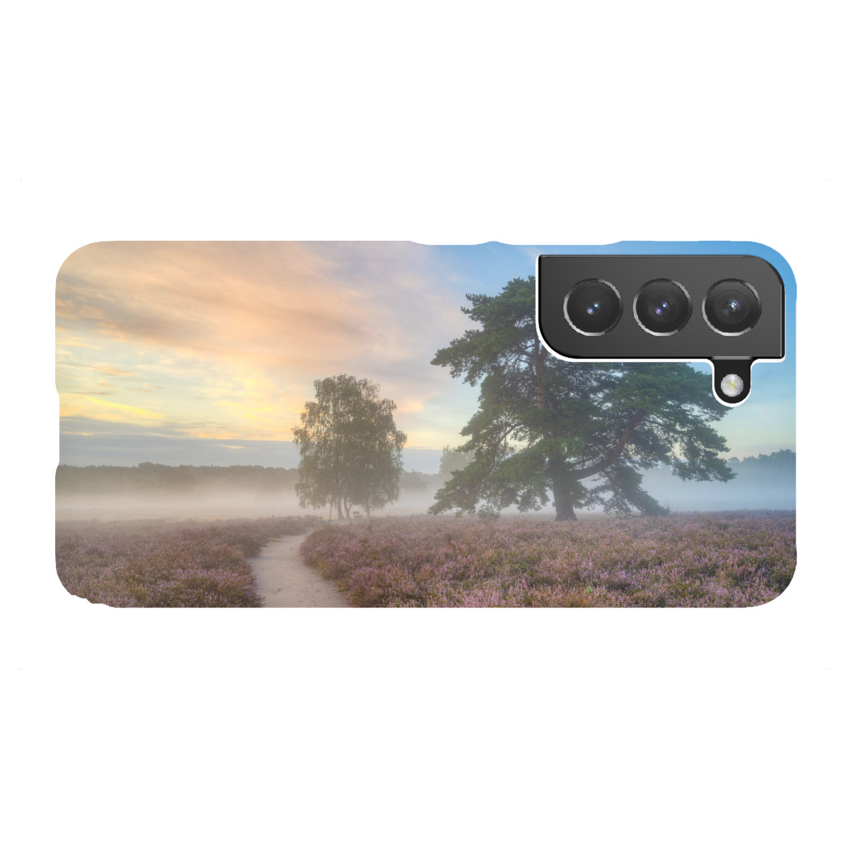 "Morgennebel in der Westruper Heide"für Samsung Galaxy - Premium-Case Handyhülle artboxONE