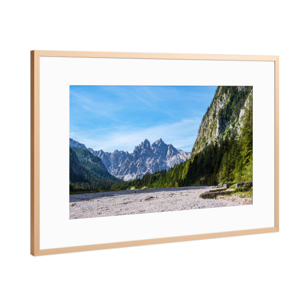 Poster mit Rahmen Kupfer "Gries im Wimbachtal" artboxONE - Natur,Reise