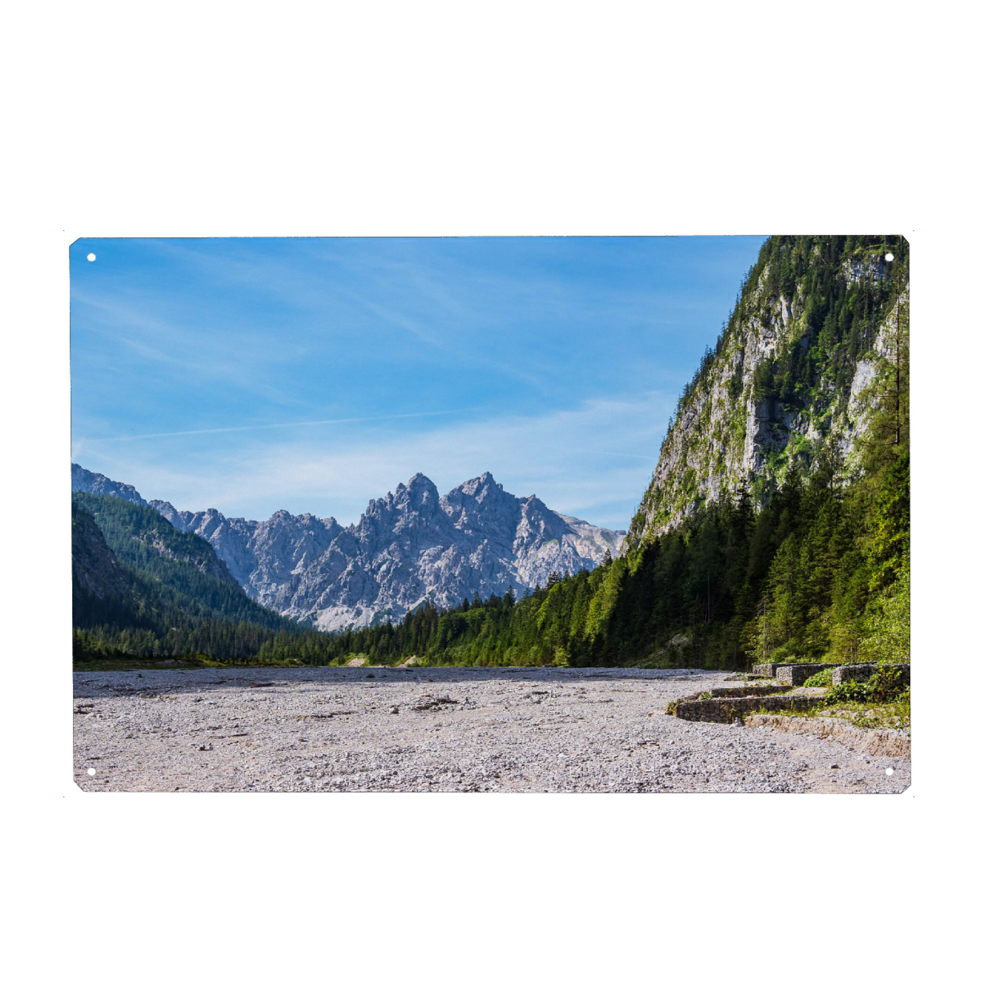 Metall Poster "Gries im Wimbachtal" artboxONE - Natur,Reise