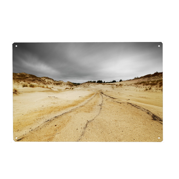Holzbild "Dramatische Dünenlandschaft" artboxONE - Natur,Reise