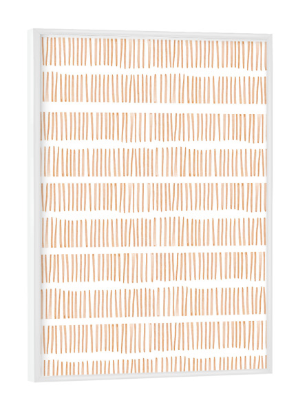 Poster mit weißem Rahmen "Minimalist Watercolor Painting" artboxONE - Abstrakt,Geometrie