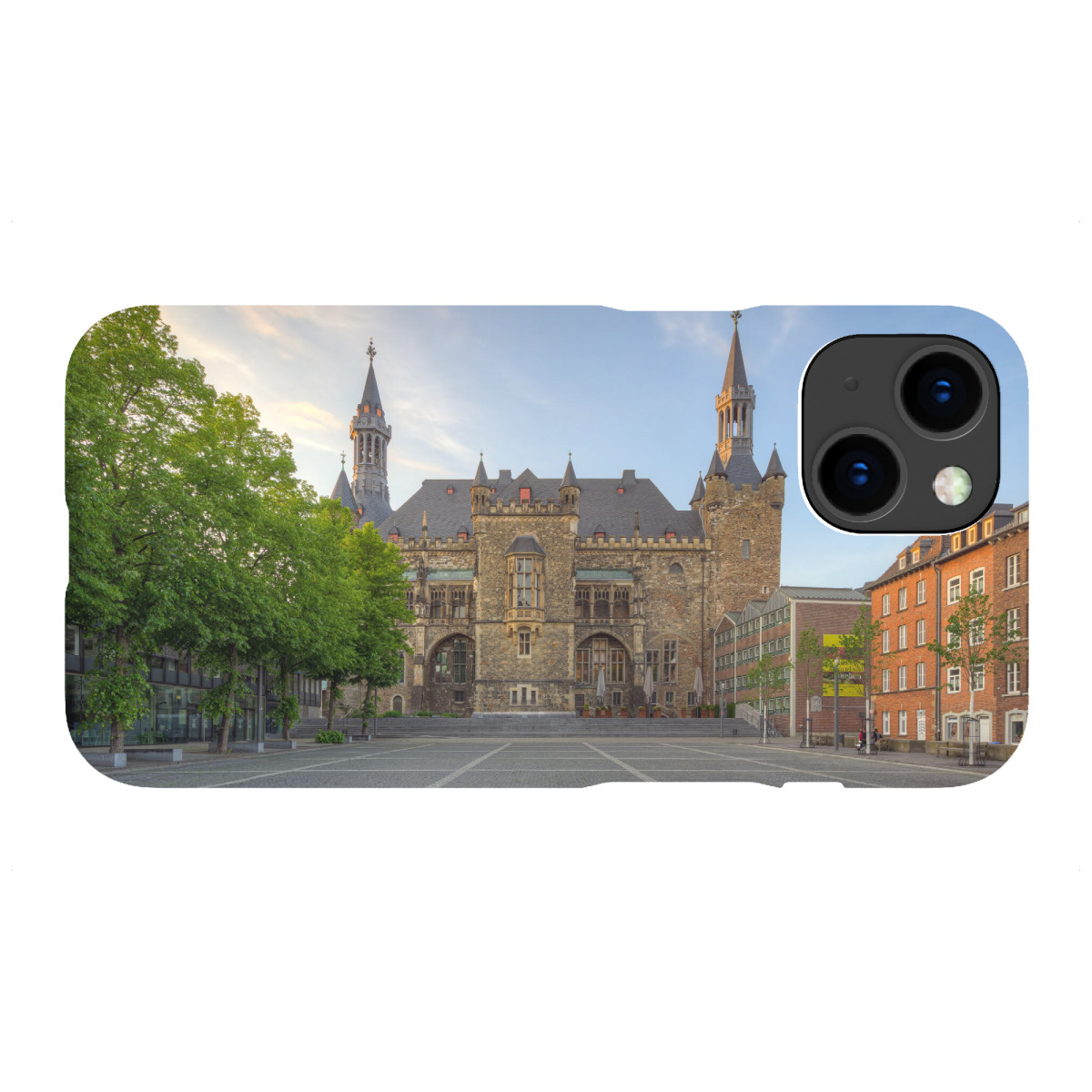 "Rathaus Aachen"für iPhone - Premium-Case Handyhülle artboxONE