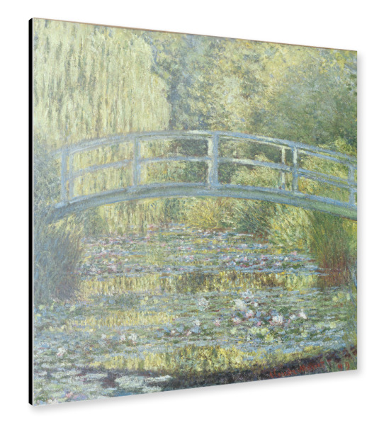 Alu-Dibond "Der Seerosenteich von Monet" 30x30 cm artboxONE