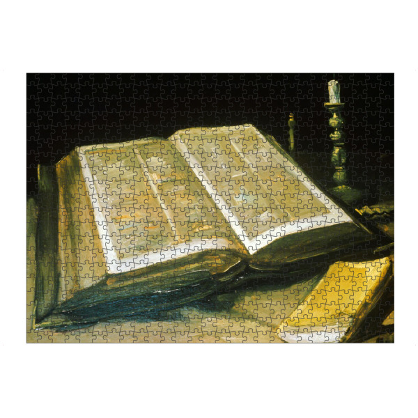 Puzzle Ravensburger "Still Life with Bible" artboxONE - Natur