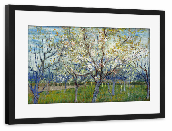 Poster mit Rahmen schwarz "The Pink Orchard" artboxONE - Natur,Floral