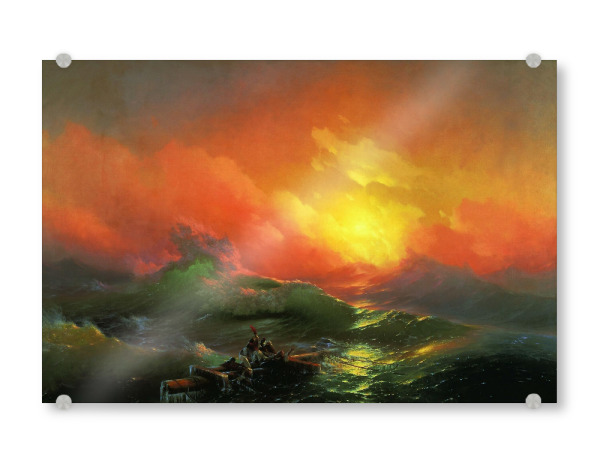 Acrylglasbild "Aivazovsky, The Ninth Wave" artboxONE - Natur,Menschen,Reise / Strand und Meer