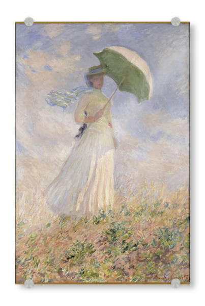 Acrylglasbild "Frau mit Sonnenschirm" artboxONE - Natur,Menschen