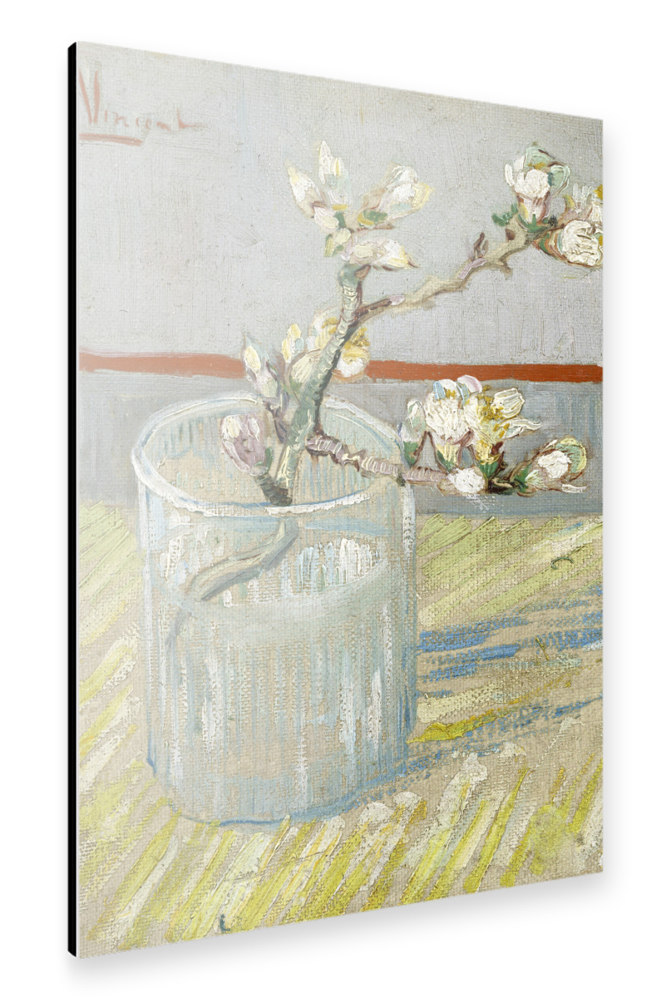 Alu-Dibond "Blühender Mandelzweig" 30x20 cm artboxONE