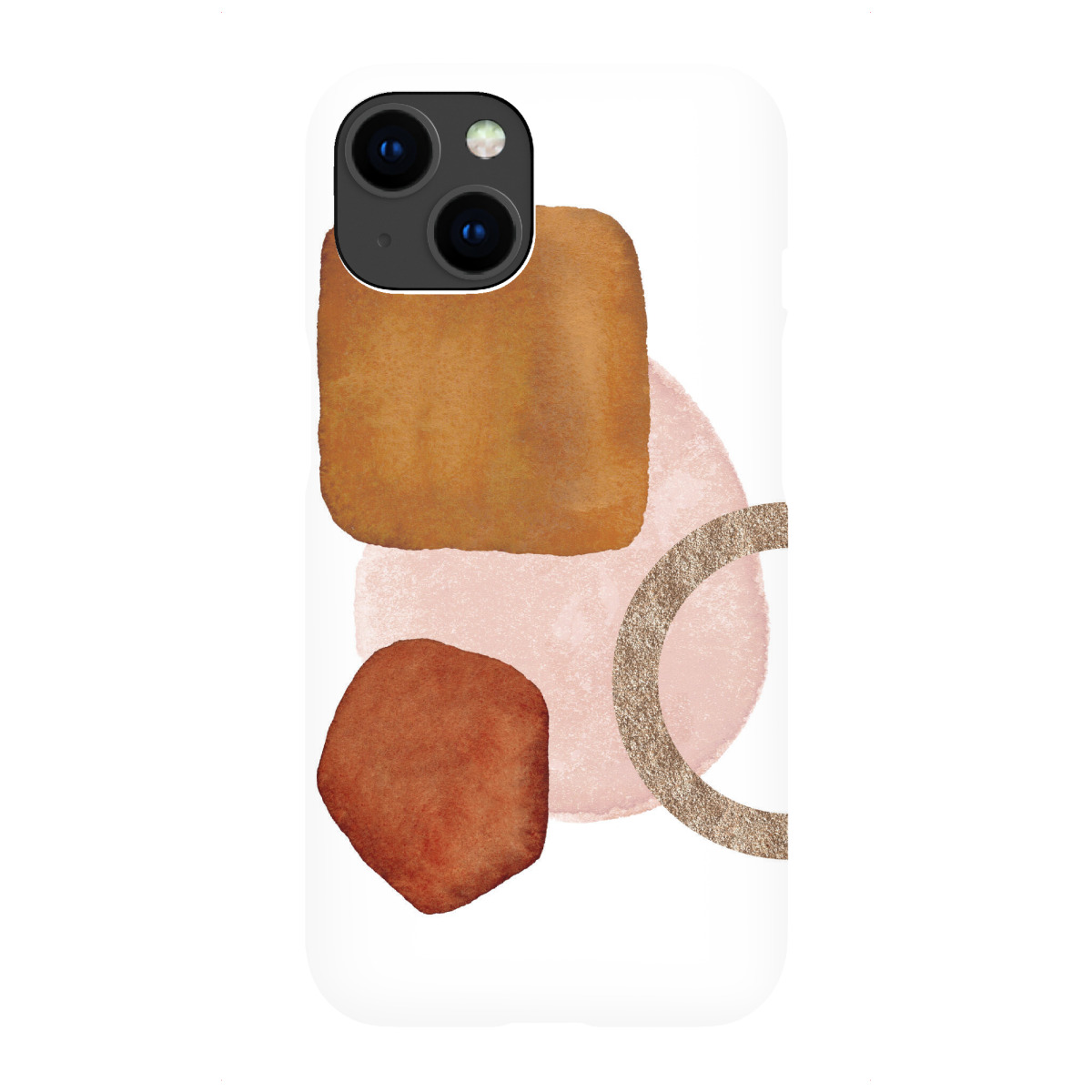 "Abstract Shape in Red"für iPhone - Premium-Case Handyhülle artboxONE