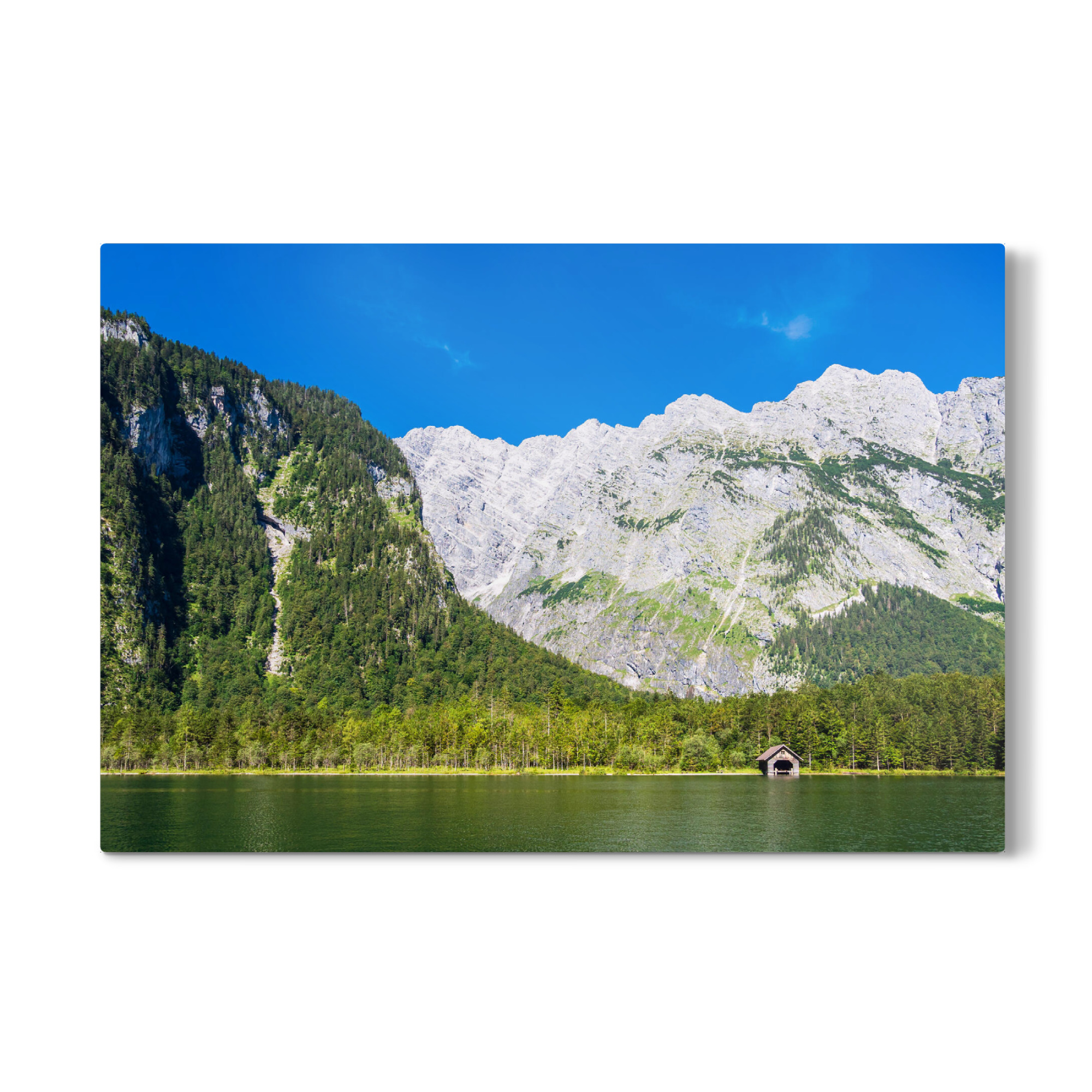 Galerie-Print "Bootshaus am Königssee" 30x20 cm artboxONE
