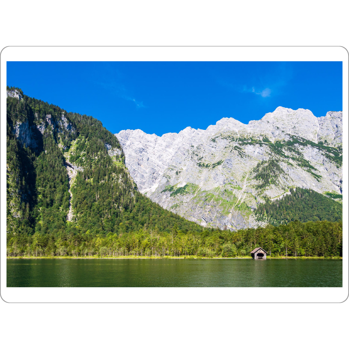 Tischset "Bootshaus am Königssee" artboxONE - Natur,Reise