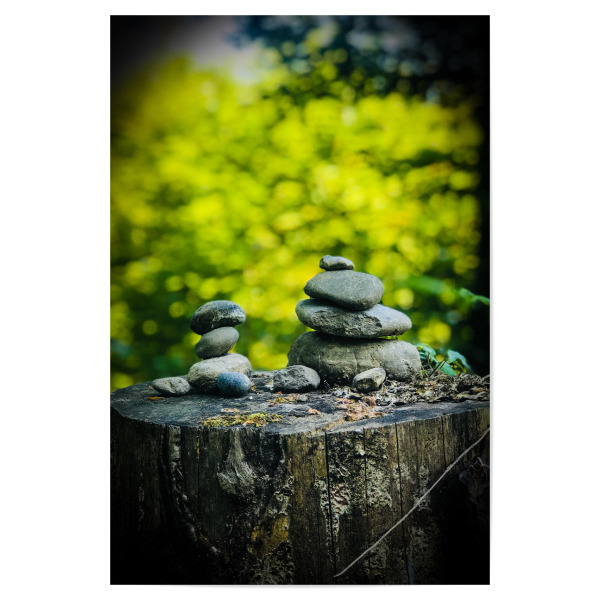 Poster "Stein auf Stein" artboxONE - Natur
