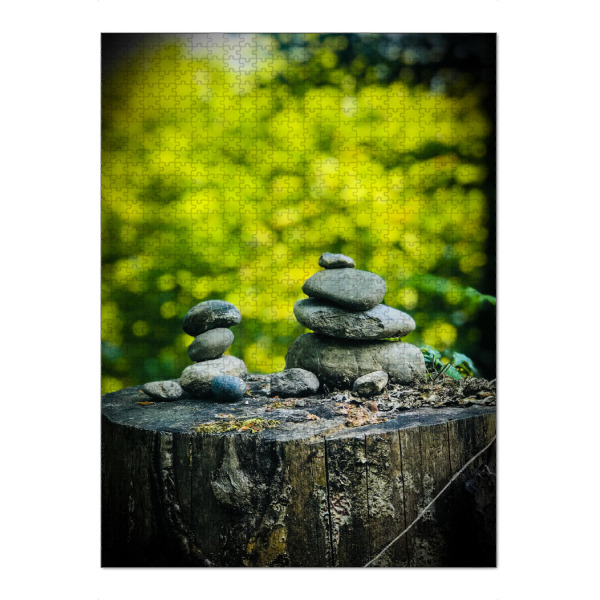 Puzzle Ravensburger "Stein auf Stein" artboxONE - Natur