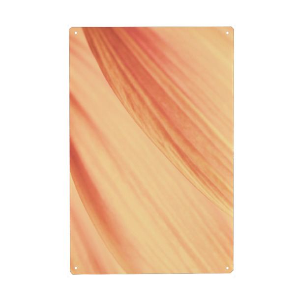 Holzbild "Petal Details" artboxONE - Natur,Floral - Petal,Flower,Sunflower,Orange,Blume,Closeup,Nahaufnahme,Yellow,Delicate,Abstract,Abstrakt