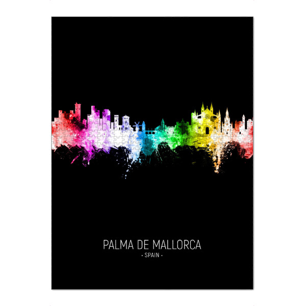 Puzzle Ravensburger "Palma de Mallorca Skyline ColourB" artboxONE - Städte