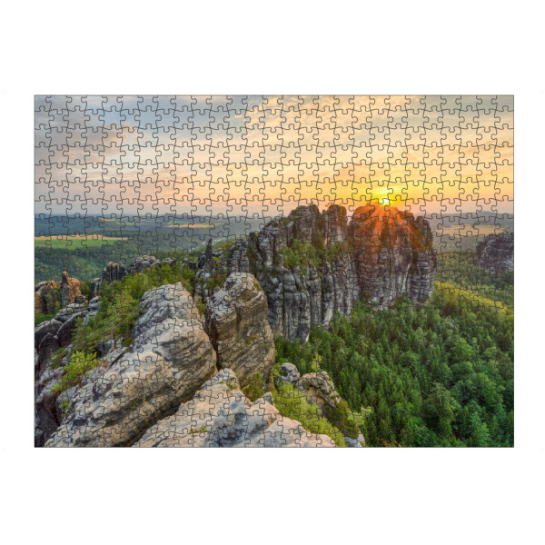 Puzzle Ravensburger "Schrammsteinaussicht" artboxONE - Natur,Reise