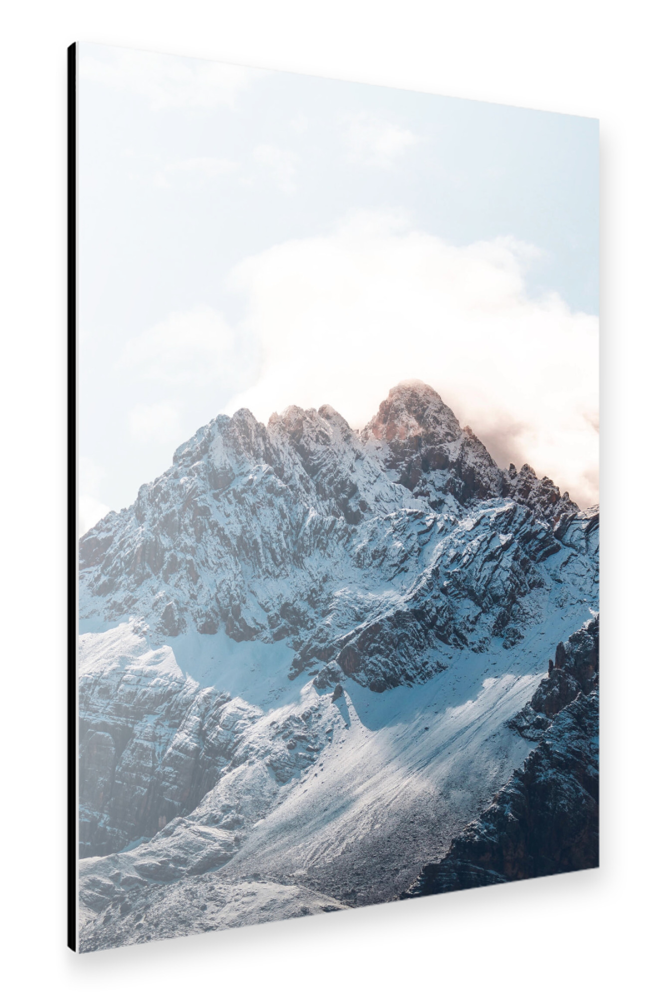 Alu-Dibond "Dolomiten im Winterkleid" 75x50 cm artboxONE