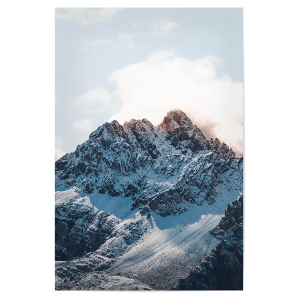 Poster 30x20 cm "Dolomiten im Winterkleid" artboxONE - Natur