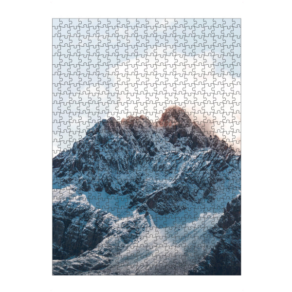 artboxONE Puzzle "Dolomiten im Winterkleid" artboxONE - Natur