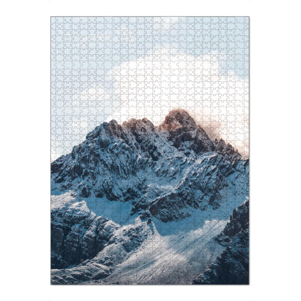 Puzzle Ravensburger "Dolomiten im Winterkleid" artboxONE - Natur