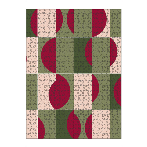 artboxONE Puzzle "Garden Tiles Third" artboxONE - Abstrakt - Geometric,Minimalist,Greenery,Geometrie,Geometry,Abstrakt,Abstract - Bild geometric