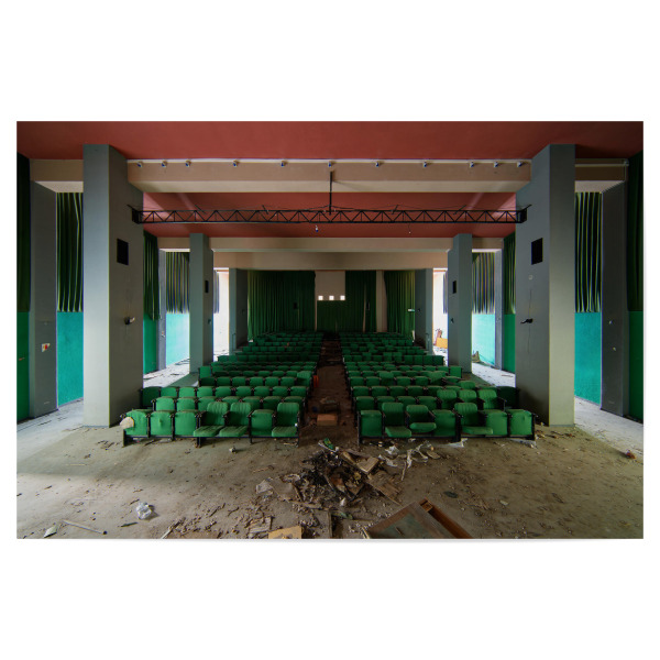 Poster 30x20 cm "Green Seats" artboxONE - Architektur