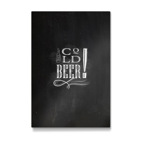 Galerie-Print "Сold beer chalk" 30x20 cm artboxONE