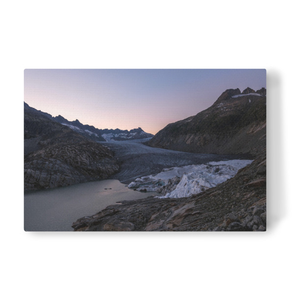 Leinwandbild "Furkaglacier after sunset" artboxONE - Natur,Reise