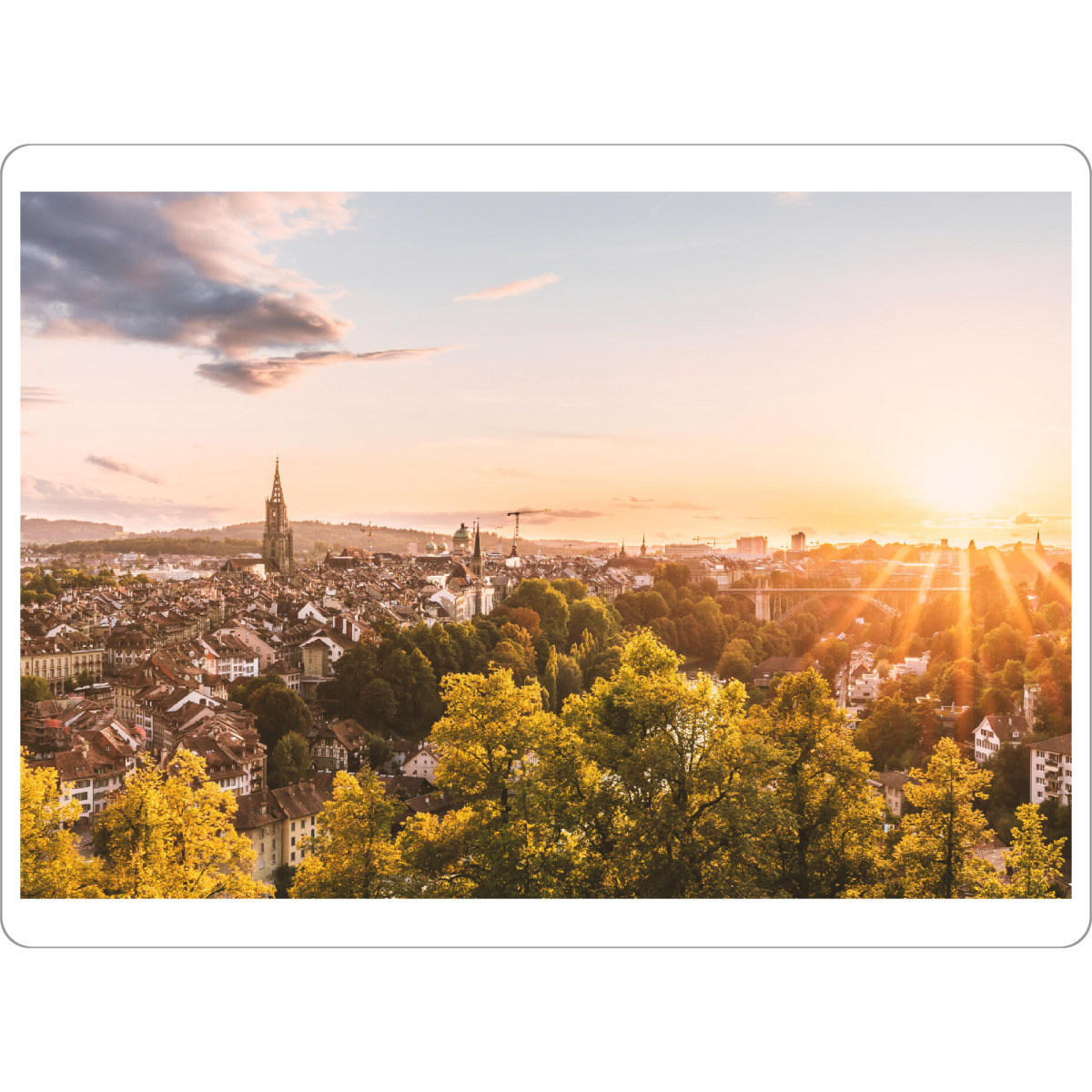 Tischset "Bern - Berner Altstadt im Sommer" artboxONE - Städte