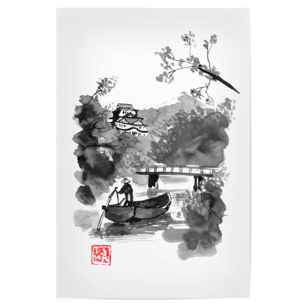 Poster 30x20 cm "The bridge of the year" artboxONE - Natur