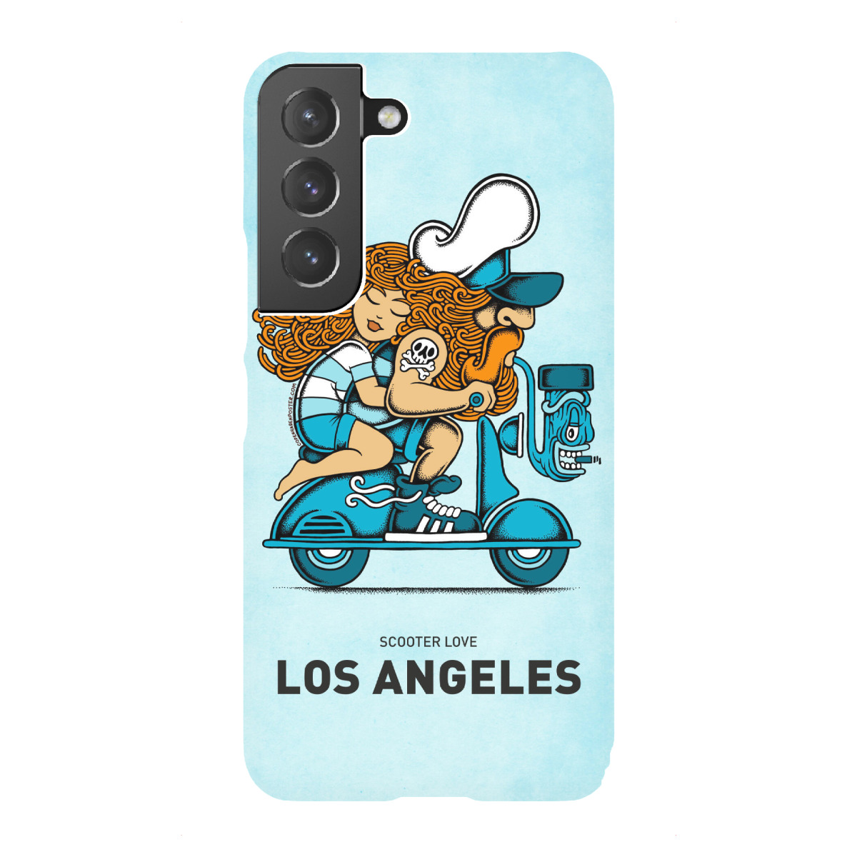 Samsung Galaxy "Los Angeles Scooter Love" Premium-Case Handyhülle artboxONE