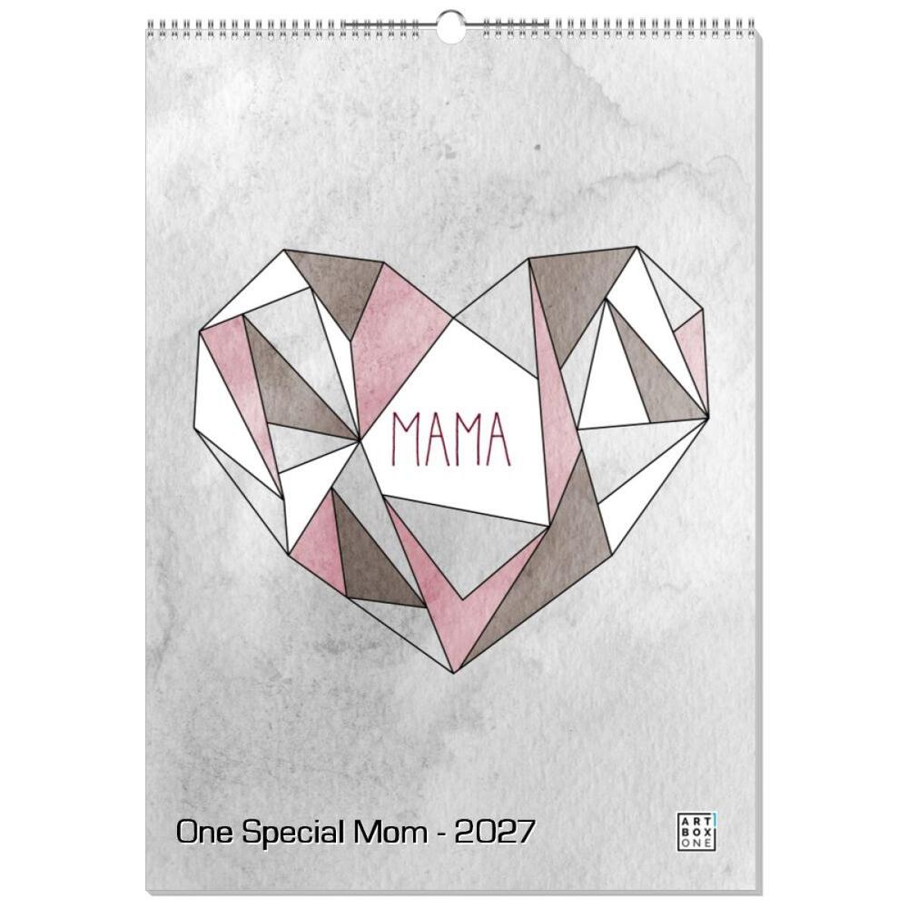 artboxONE Wandkalender A2 2026 One Special Mom Mama