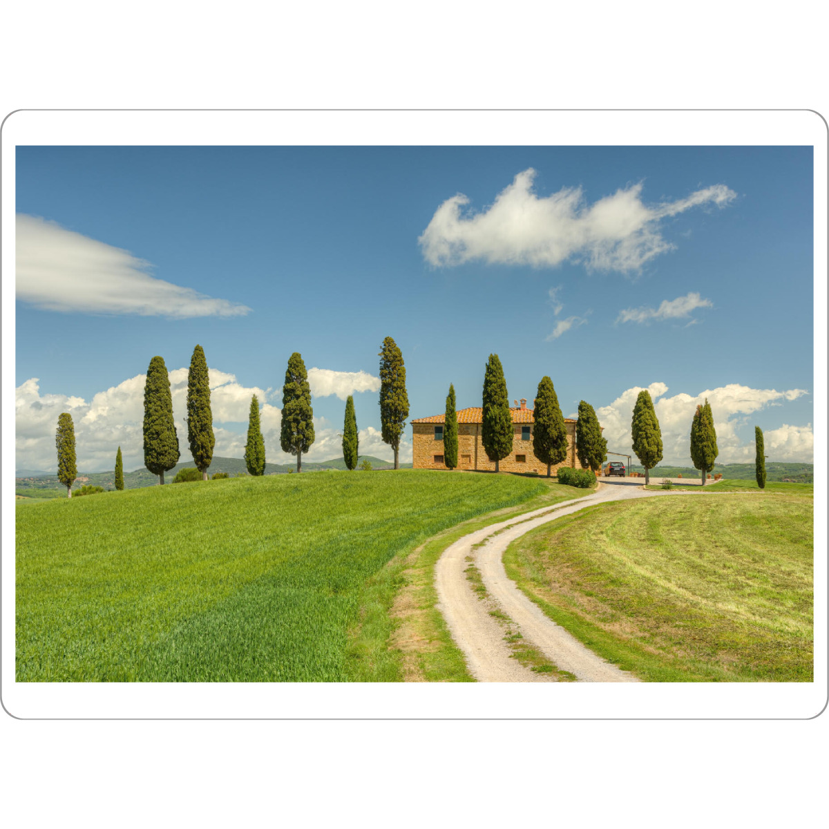 Tischset "Landhaus bei Pienza in der Toskana" artboxONE - Natur,Reise,Reise / Länder