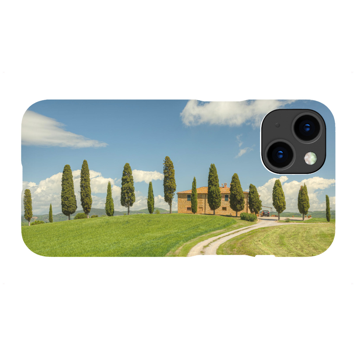 iPhone "Landhaus bei Pienza in der Toskana" Premium-Case Handyhülle artboxONE