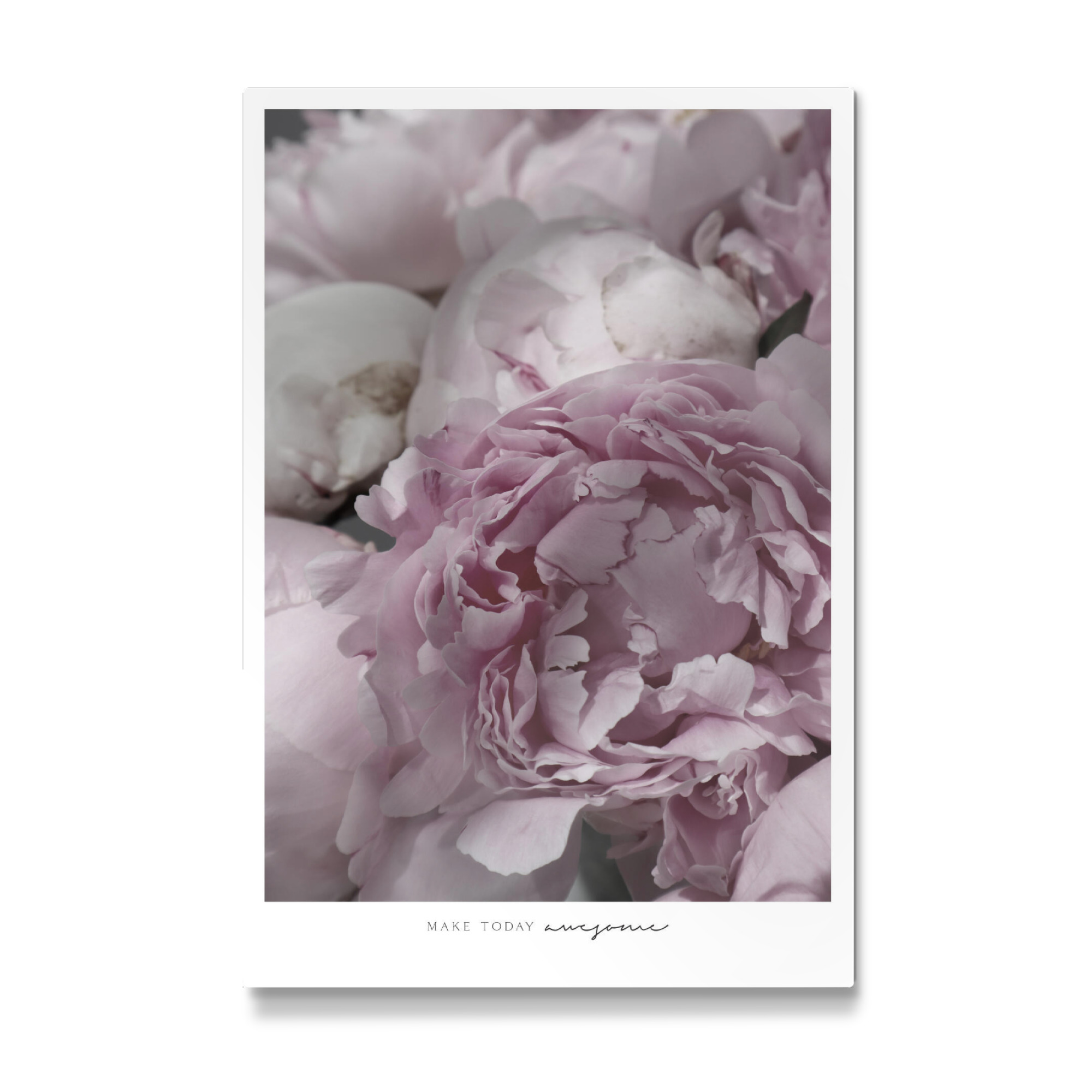 Galerie-Print "Make today awesome peony art" 75x50 cm artboxONE