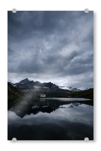 Acrylglasbild "Schwarzsee lake above Zermatt" artboxONE - Natur,Reise