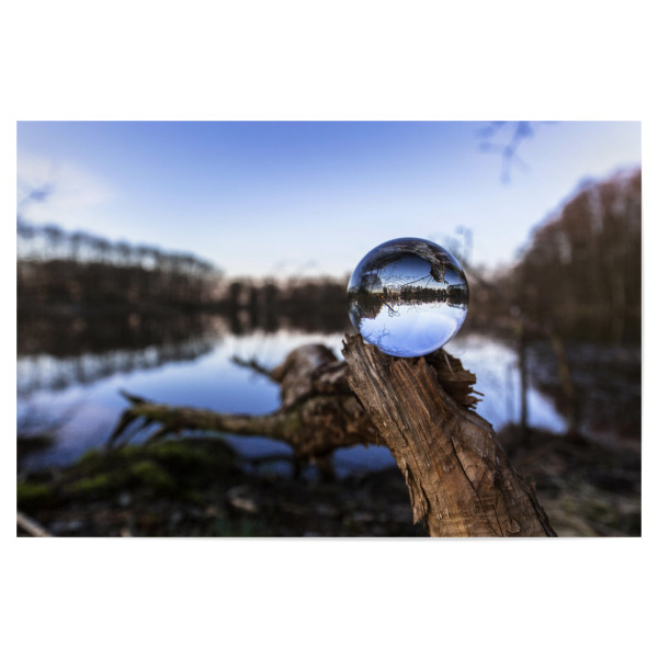 Poster 30x20 cm "Blaue Stunde" artboxONE - Natur