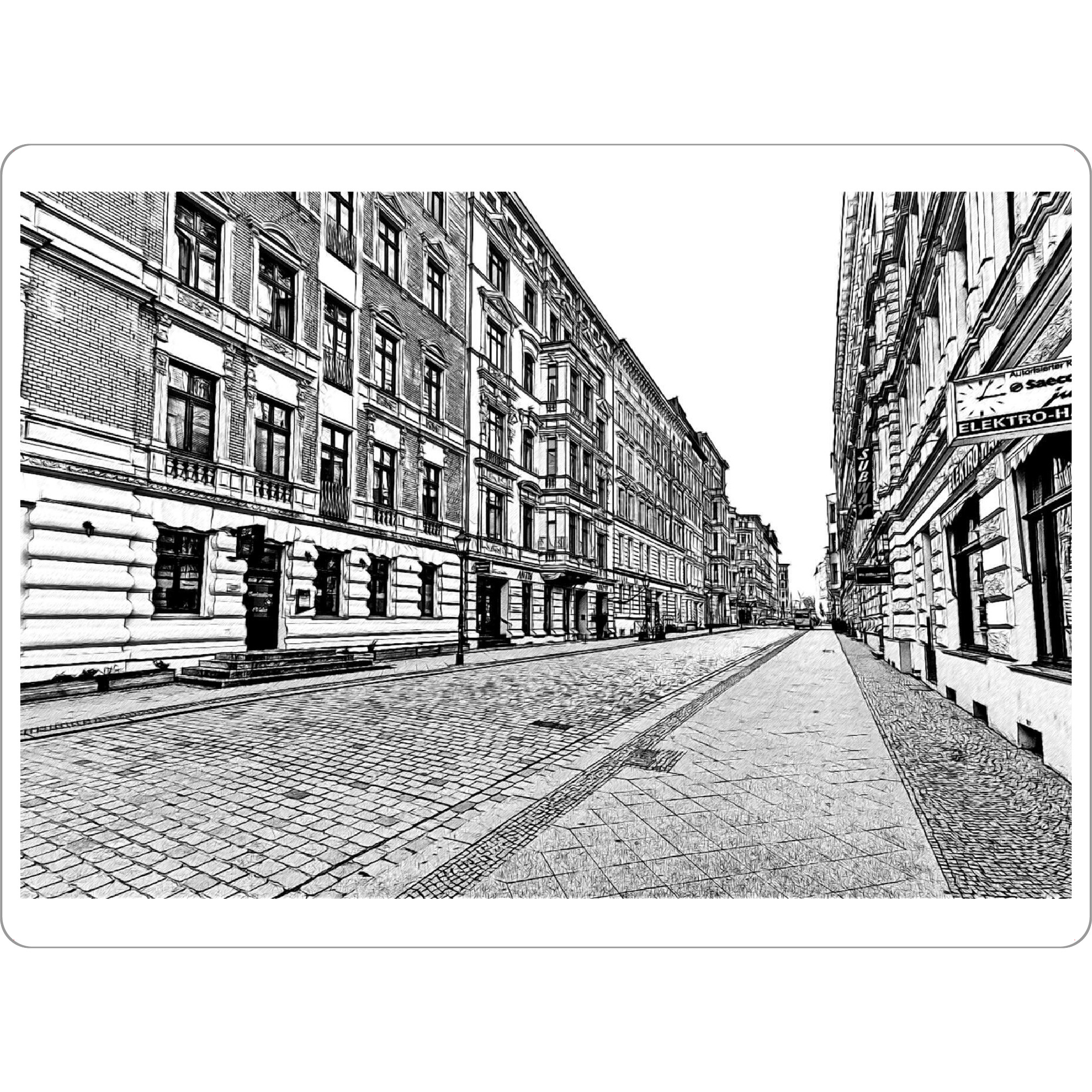 Tischset "Gründerzeit in Magdeburg" artboxONE - Städte,Reise,Architektur