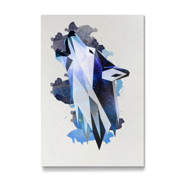 Galerie-Print "Wolf geometrisch" 30x20 cm artboxONE