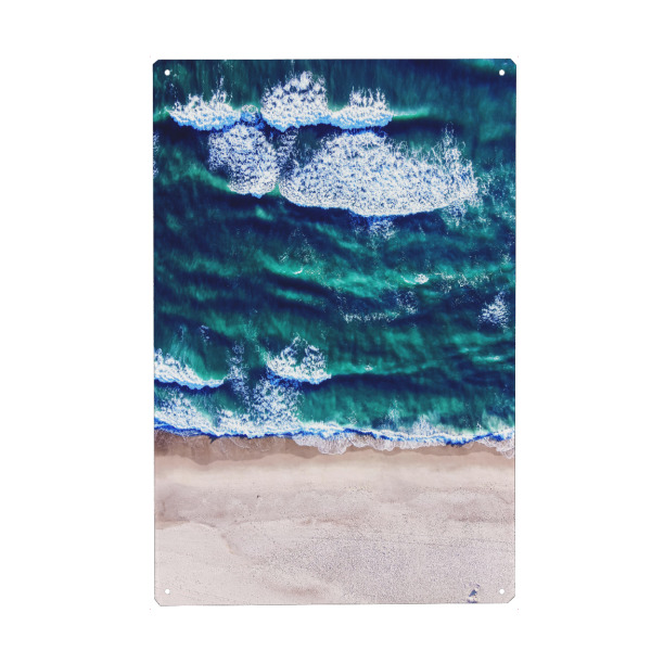 Metall Poster "Möwenperspektive" artboxONE - Natur,Reise,Reise / Strand und Meer