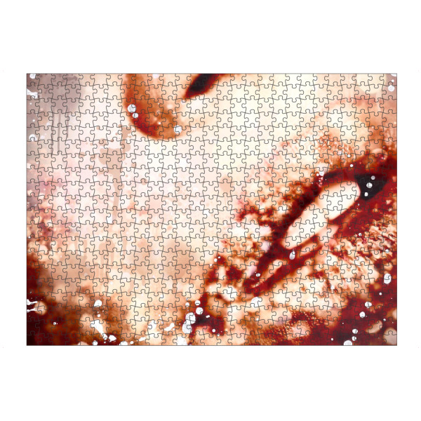 Puzzle Ravensburger "Bronze Lips" artboxONE - Menschen,Liebe,Männer