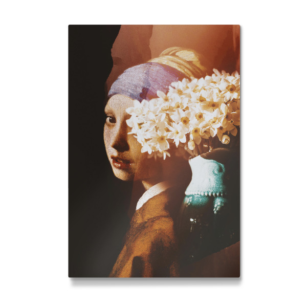 Galerie-Print "Girl with a Pearl Earring Collage" 30x20 cm artboxONE