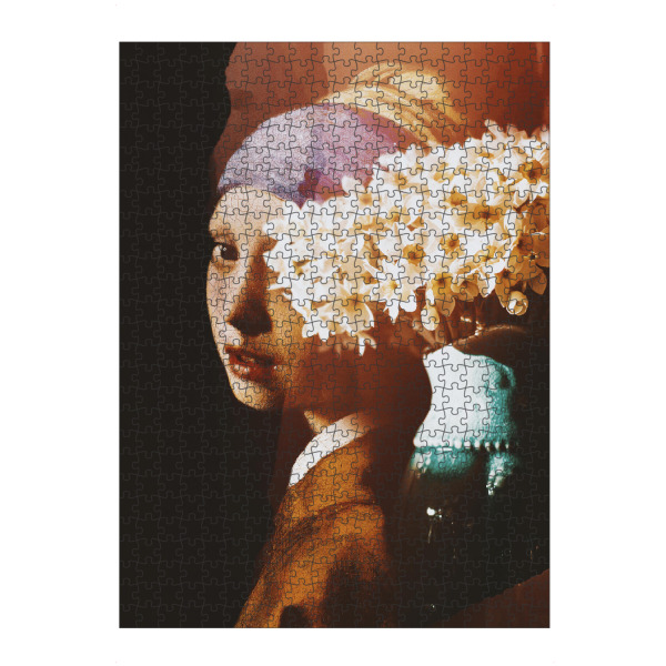 artboxONE Puzzle "Girl with a Pearl Earring Collage" artboxONE - Floral,Menschen