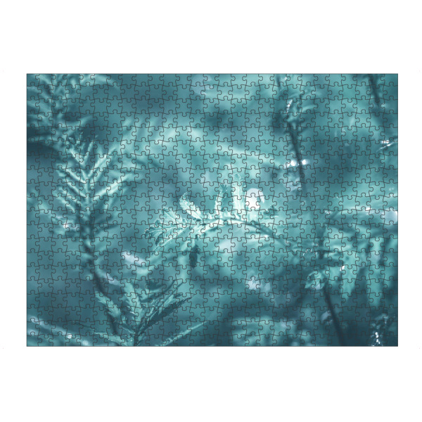 Puzzle Ravensburger "Common Tansy" artboxONE - Natur,Floral - Floral,Rainfarn,Wurmkraut,Leaves,Natur,Nature,Nahaufnahme,Abstrakt,Blätter