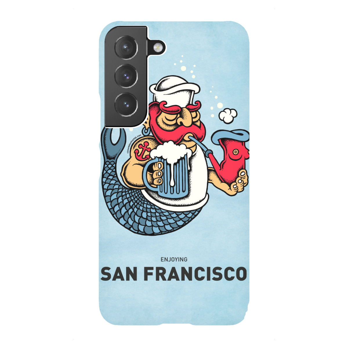 Samsung Galaxy "San Francisco Sailor Mermaid" Premium-Case Handyhülle artboxONE