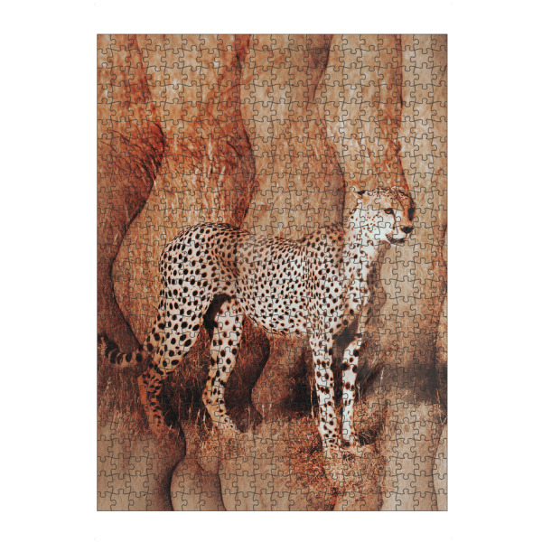 artboxONE Puzzle "Young cheetah" artboxONE - Natur,Tiere,Abstrakt