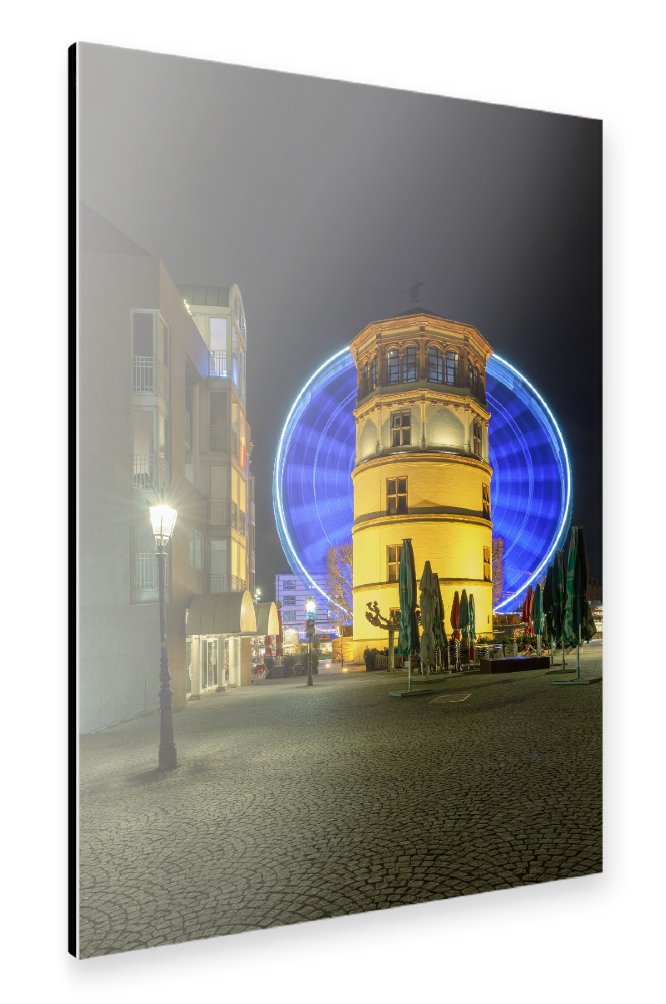 Alu-Dibond "Wheel in Motion" 30x20 cm artboxONE