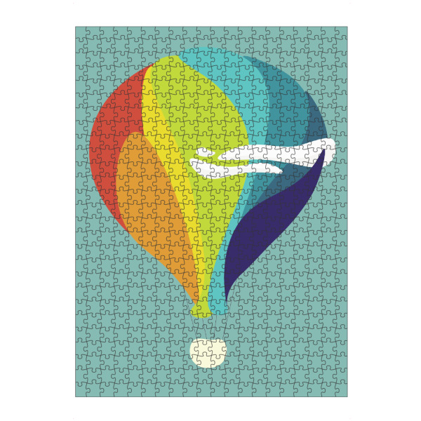 Puzzle Ravensburger "Air Balloons into the sky" artboxONE - Für Kinder